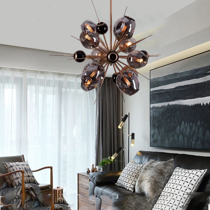 Tacchino Smoky Chandelier (Black)